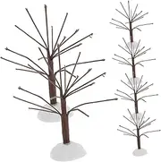 6pcs Mini Tree Model Village Displays Tree Artificial Tree Ornament Artificial Bonsai Tree Tabletop Tree Fake Tree Display Tree Mini Artificial Tree Miniature Trees Plastic Coffee