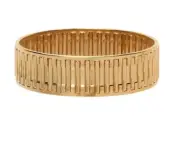 IN GOLD WE TRUST PARIS Gold Needle Cage Bracelet - SSENSE Exclusive - Men Large