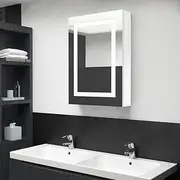 LED Bathroom Mirror Cabinet Shining White 50x13x70 cm Vanity Unit