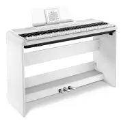 Donner SE-1 88 Key Full Weighted Digital Piano Portable Professional Arranger Keyboard with Stand - Piano