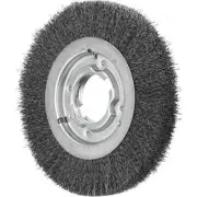 Pferd Wheel Brush with Arbor Hole Crimped ST with Adaptor Set 200 x 25mm 4350610