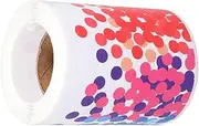 JEWEDECO 1 Roll Dotted Border Stickers Adorable Bulletin Board Decor for Classroom Office and More Easy to Cut Blackboard Borders for Creative Decoration