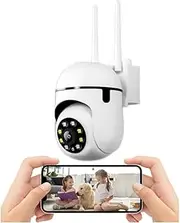 Camera Surveillance Exterieur 1080P Indoor 360° Pan-Tilt Motion Tracking Supports Human Tacking & Baby Pet Monitor DJFOG Smart WiFi Home Security Camera Full Color Night Vision Easy Use 2 Way Audio