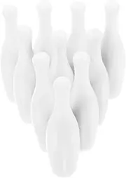 Toyvian 10Pcs Mini Bowling Pin for Table Games Reusable Tiny Bowling Pins for Indoor Outdoor Fun for Family Activities