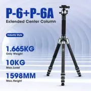 524mm Fotopro Tripod, Travel Pro Lightweight Tripod w/Carry Bag P-6+P-6H+P-6A