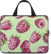 Laptop Case Sleeve Shockproof Computer Carrying Bag Peach Raspberry Pattern Notebook Case Cover Laptop Bag Water Resistant Computer Cases Tablet Briefcase for Travel Business 17 Inch