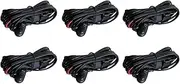 TGMGADANTV 1-6-10PCS 12V 40A LED Light Bar Wiring Harness Relay Kit for Auto Offroad 4x4 Driving Fog Light Wire Fuse Switch Metal Wire(6 Wiring Kit)