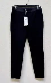 Eileen Fisher Tencel Stretch Ridge Pant M Petite PM PullOn Legging Black R:$188