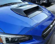 Carbon Fiber Hood Scoop Intake Vent Bonnet For Subaru WRX STI VAB VAF 15-20 U (for: Subaru)