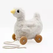 Jiggle & Giggle Duck Plush Pull Along