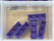 LEGO Parts - Dark Purple Plate 1 x 3 - No 3623 - QTY 5