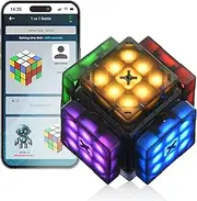 eX-Mars Connect | AI Robot Cube & Smart Cube, Self Scrambling STEM Cube with 10 Puzzle Types | Self Solving Speed Cube, Plays Music | Unique Stem Toys for Boys & Girls