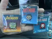 100% Soft X Marvel Pin NYCC Exclusive 10/15 Avengers Captain America Ant-man