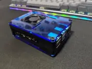 Case For Raspberry Pi 4 With Large Fan And 4 X (Pi 4 Board Not Included)