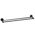 Seima Double Towel Rail 800mm Matte Black Ithaca 191933