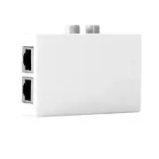 2 Ports Portable RJ45 Network Hand Manual AB Sharing Switch Box Adapter Hub B