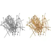 50 Pieces for Head Pins Set for Jewelry Making for Head Pins Flat for Head