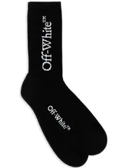 [Off-White] Off-White-Calzini Medi Con Logo Bookish-Uomo L
