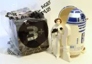 Princess Leia R2D2 Star Wars and Puzzle Cube Taco Bell McDonalds Kids Meal Toy