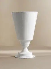 [Astier De Villatte] Astier De Villatte - Simple Ceramic Vase - White - One size One size White