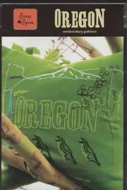 Sassy Spurs Embroidery Pattern OREGON State Pillow Design, NEW