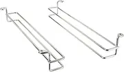 DS18-24 Drawer Slide for Wire Shelving Units, Single Bin Design, Chrome Finish, 13cm Width x 46cm Length x 7.6cm Height
