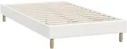 OIKITURE Bed Frame with Wooden Slats, Metal Bed Frame with Boucle Fabric Covers, Platform Bed Base King Single Size for Bedroom Home Decor, Home Furniture
