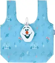 Skater KNOT1-A Foldable Plush Bag, Tote Bag, Pocketable, Disney Frozen Girls,