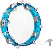 ibasenice Musical Party Prop Boys and Girls Hand Drum Toy 8 Inch Percussion Instrument Hand Tambourine for Adults