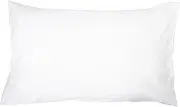 Amazon Basics 100% Cotton Soft Pillow Cases with Zip, 50 x 80 cm, 4pcs