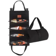 Roll Up Tool Bag, 16OZ Canvas Wrench Roll Up Pouch Multi-Purpose Tool Roll Or...