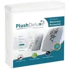 Queen Cotton Mattress Protector – Waterproof Cover with Fitted Sheet Design –...