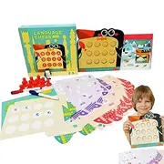 Memory Chess Matching Game,2 Language Memory Chess Educational Games - Preschool Homeschool Materials for Kindergarten Gathering Activity