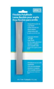 AMACO - use with Polymer Clay - Flexible Poly Blade with Cover Cutter Tool Round