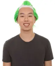 Green Mens Wig | Cosplay Halloween Wig HM-608A