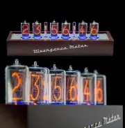 Z5660 Nixie Tubes Clock RGB Divergence Meter (as IN-18) FREE delivery 2-5 Days
