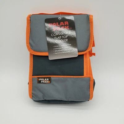 Polar Pack Insulated Cooler Lunch Box Sack in Orange