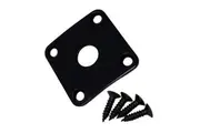 Eagle Les Paul Style Plastic Jack Plate - Black