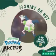 Mr. Mime Shiny ✨ Legends Pokémon Arceus 6 IV Max Effort Alpha Leggende Custom