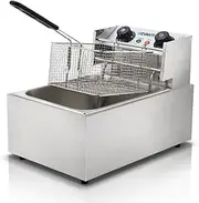 Devanti Commercial Electric Single Deep Fryer - Silver