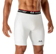 NEW McDavid Sport Compression Short, White, Male, Adult