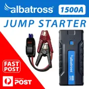 Albatross® 1500A AMP Vehicle Jump Starter USB Power Bank Torch Car SUV 4WD AUS