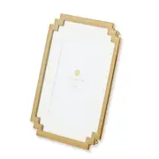 Pilbeam Living Chinta Metal 4x6" Photo Frame Display Picture Stand Holder Gold