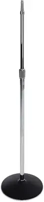 Atlas Sound MS-20 Heavy Duty Round Base Mic Stand - Chrome
