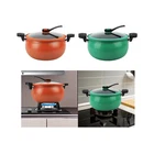 Micro Pressure Cooker Saucepan with Lid Cooking Pot for Soup Frying Boiling