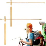 Dowsing Rods Copper 1 Pair Smooth Rotation Divining Rods Solid Copper Rods Dowsing Rods Spiritual with Instructions As Shown