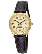 [Lorus] Stainless Steel RXT92AX5 Daywear Watch in Gold