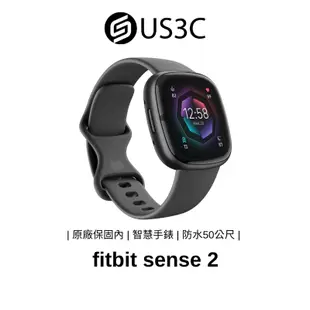 fitbit sense 2 石墨黑 智慧手錶 膚電活動 內建GPS 防水50公尺 二手品