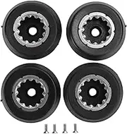 Juicer Mixer Base Gear with Screws Replacement Parts for RX 1700W Food Blender Accessory Powerful Durable Easy to Install Plastic Stainless Steel Material 4 Base Gears 4 Screws