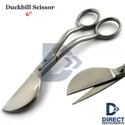 Duckbill Scissor Applique Craft 6'' Embroidery Lace Thread Shear Offset Handle